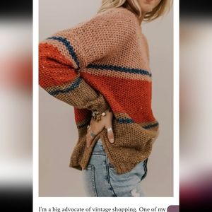 Lumiere, Womens  knitted sweater, highly sought after! Sold out, collectable!